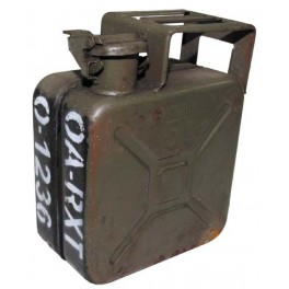 CZ Benzinkanister, 5 Ltr., oliv, gebr. CZ Benzinkanister, 5 Ltr., oliv, gebr.