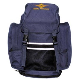 Brit. Rucksack, blau "ROYAL AIR FORCE" gebr Brit. Rucksack, blau "ROYAL AIR FORCE" gebr